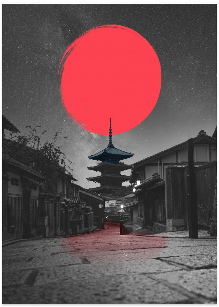 Lonely Temple - Art Print by Fadil Roze