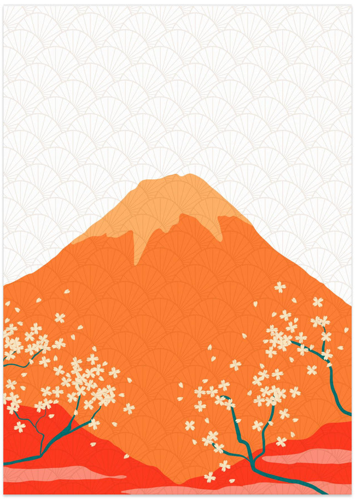 Sakura Warmth - Art Print by Fadil Roze