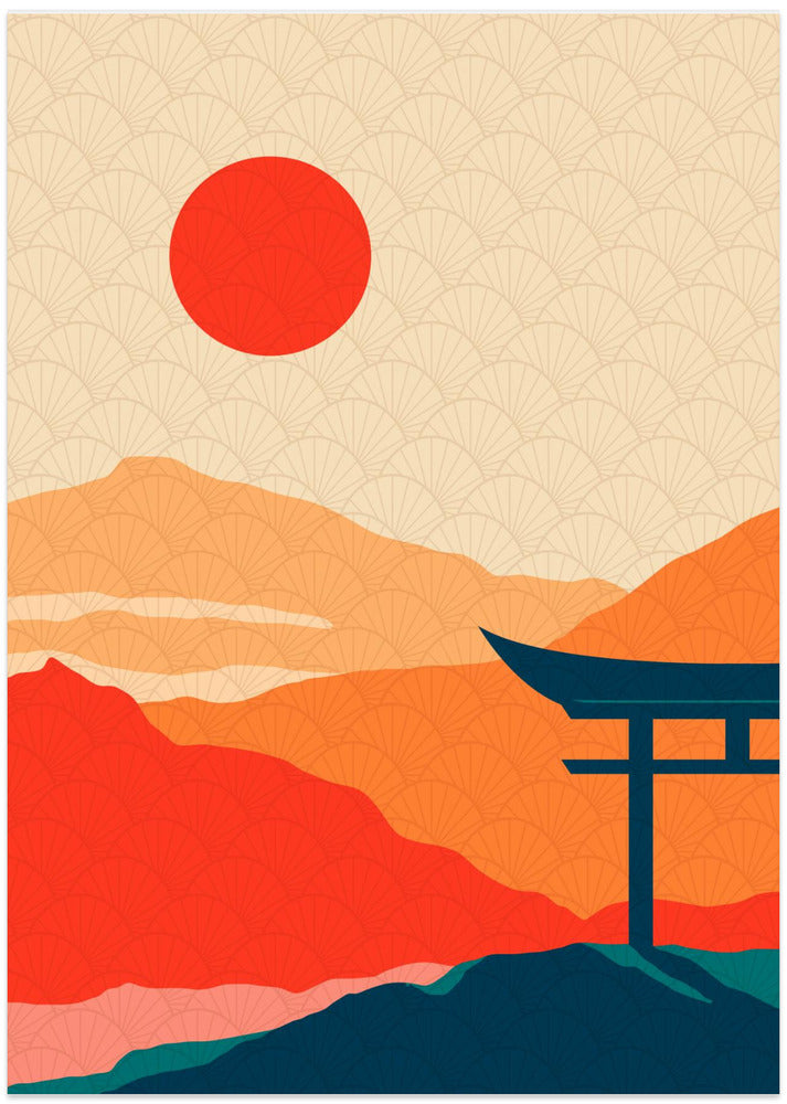 Sunset Delight - Art Print by Fadil Roze