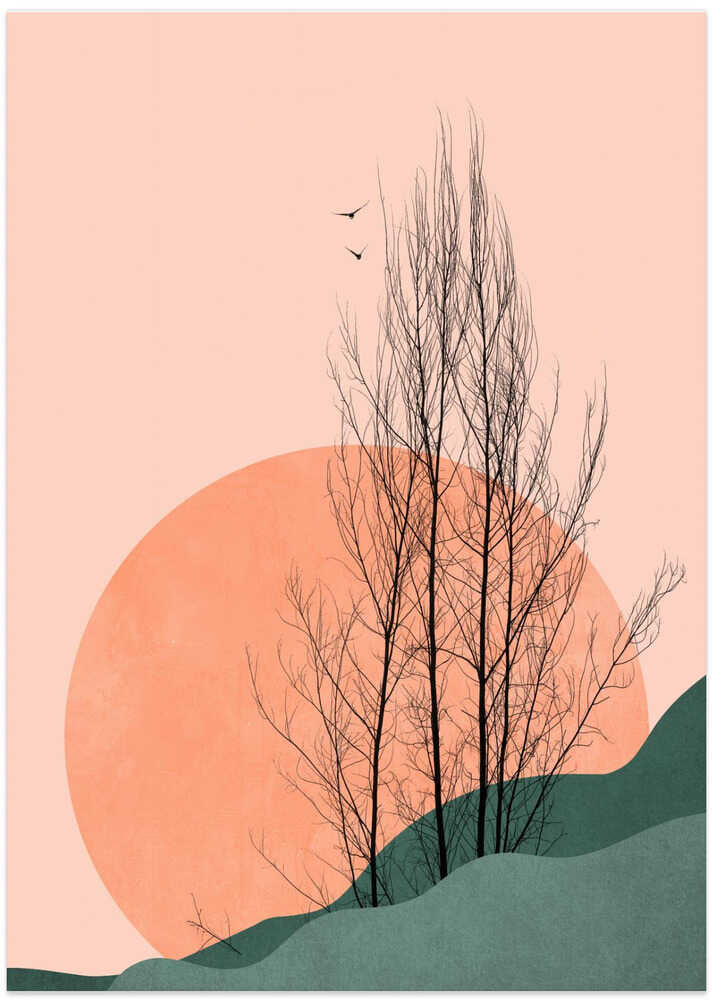 Sunset Memories - Art Print by Kubistika