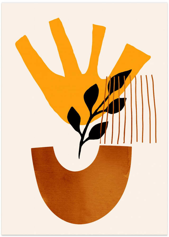 Sunshine Flower No.5 - Art Print by Kubistika