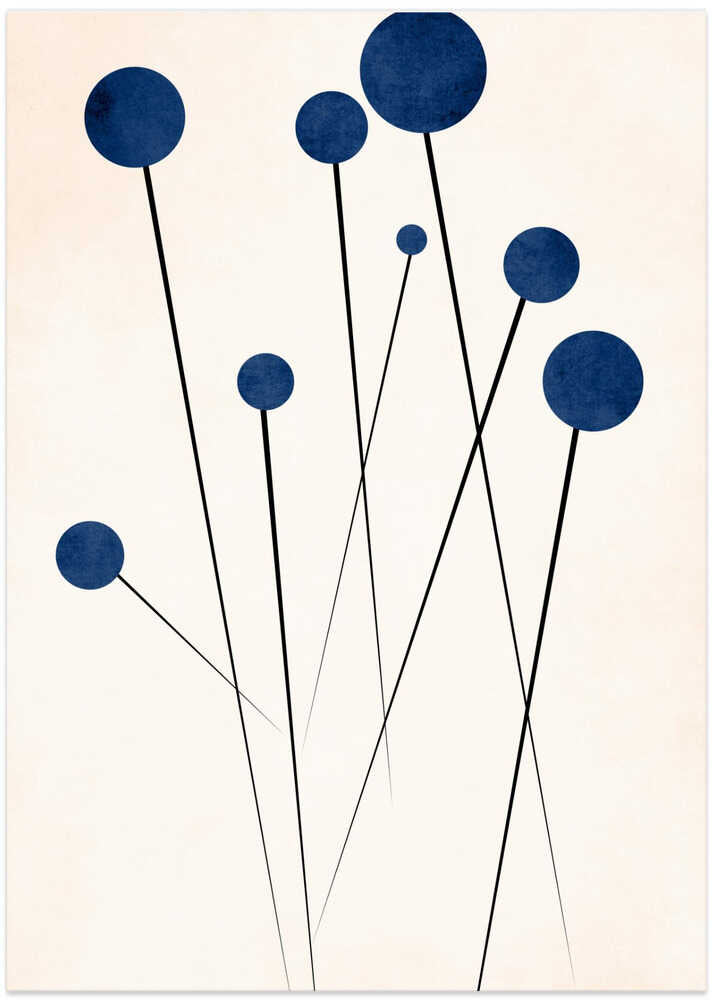 Wild Blueberries - Art Print by Kubistika