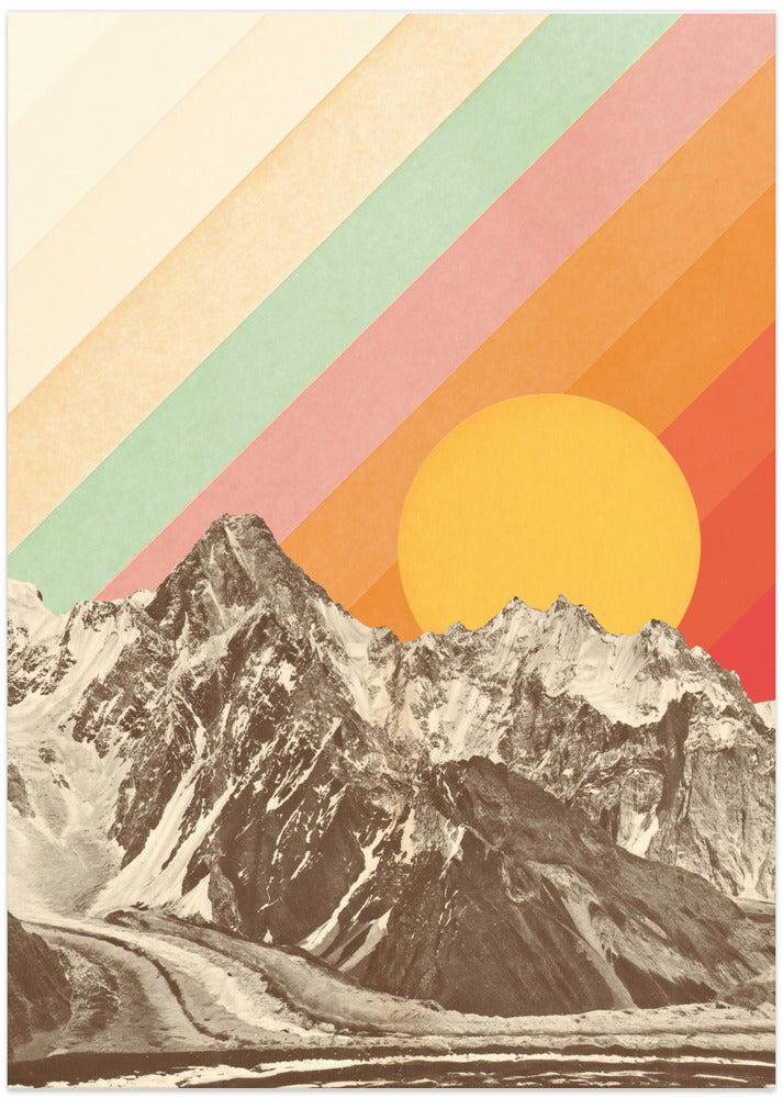 Mountainscape Nº1 - Art Print by Florent Bodart