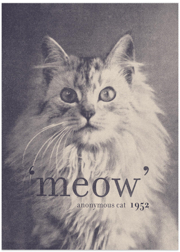 Famous Quote Cat - Art Print by Florent Bodart