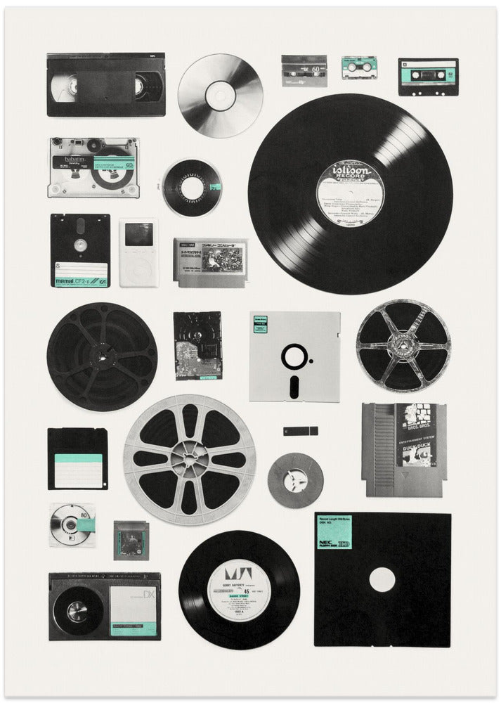 Data - Art Print by Florent Bodart