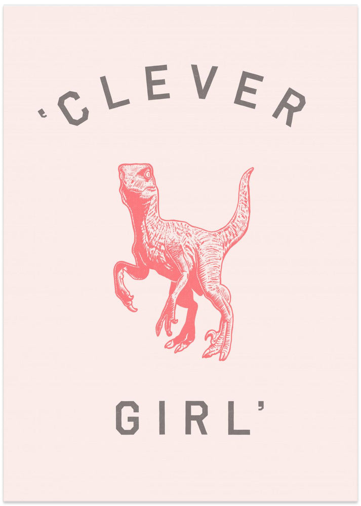 Clever Girl - Art Print by Florent Bodart