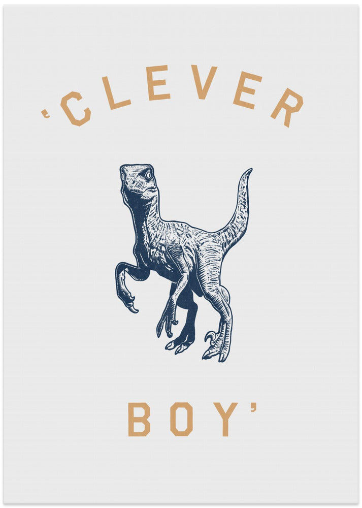 Clever Boy - Art Print by Florent Bodart