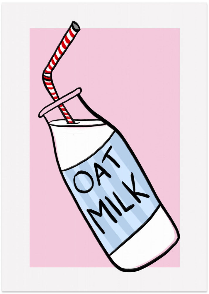 Oat Milk Delight - Art Print by Athene Fritsch