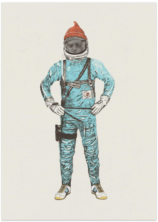Zissou In Space - Art Print by Florent Bodart