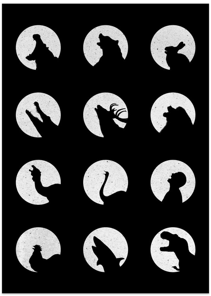 Wolfs Night Off - Art Print by Florent Bodart