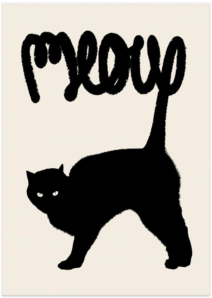Meow - Art Print by Florent Bodart