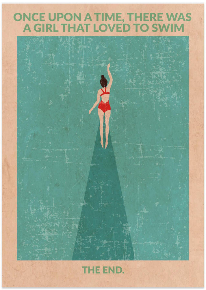 In the Open Water - Art Print by WallChart Art Studio