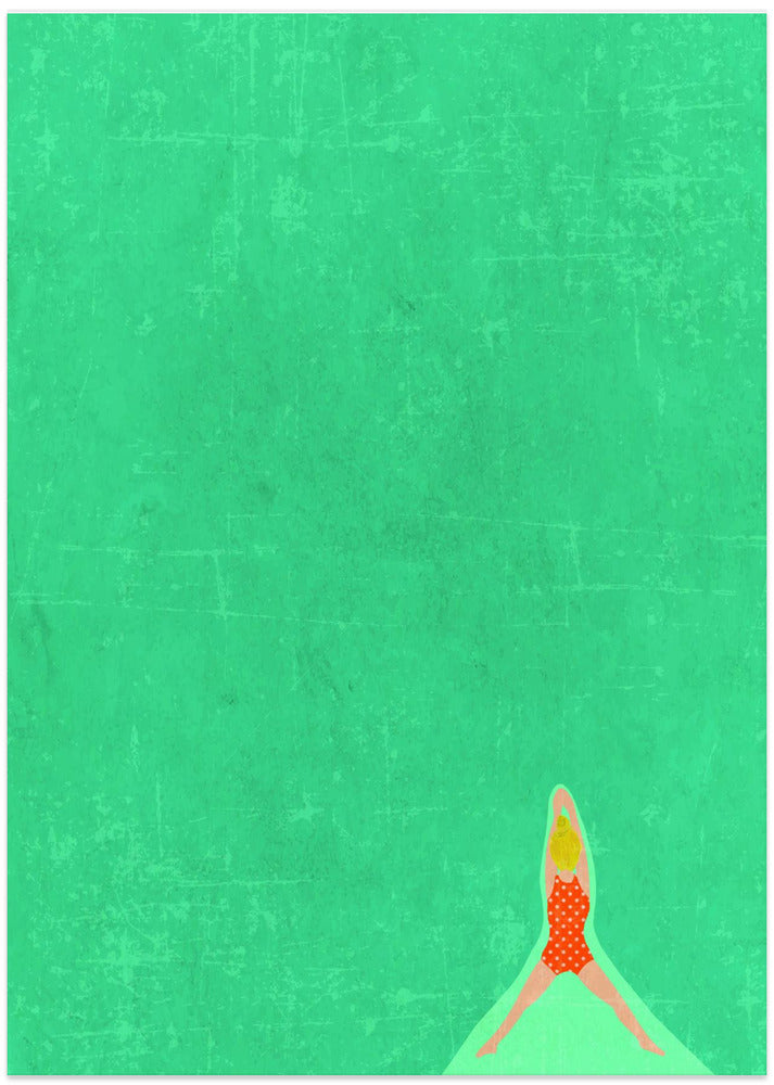 Open Water (blonde) 2 - Art Print by WallChart Art Studio