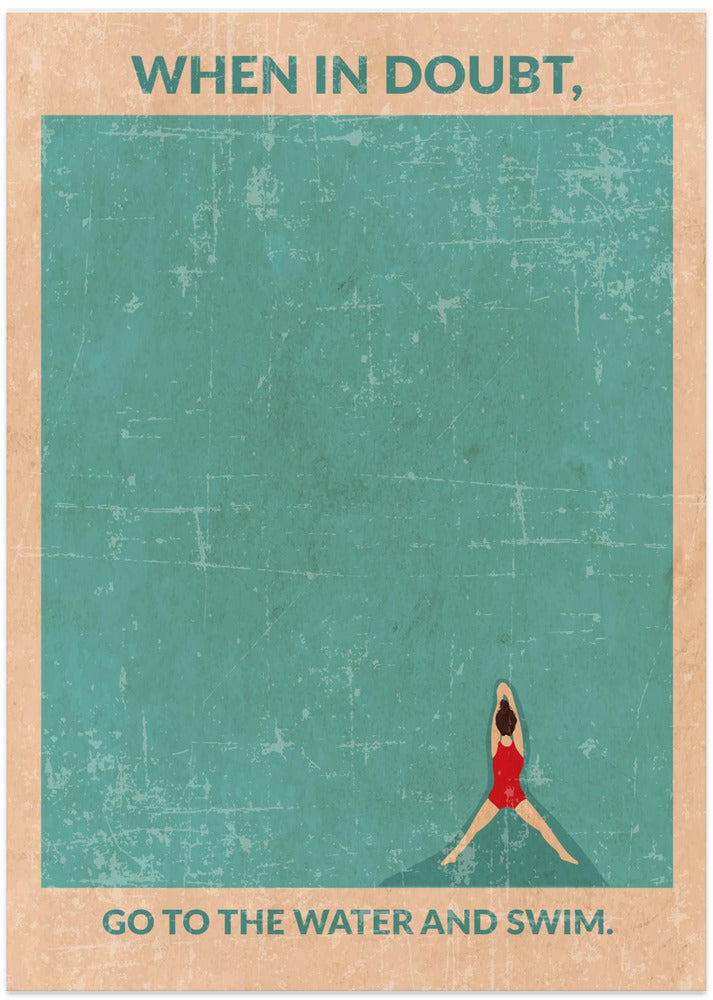 Open Water Wall Art Print by WallChart Art Studio