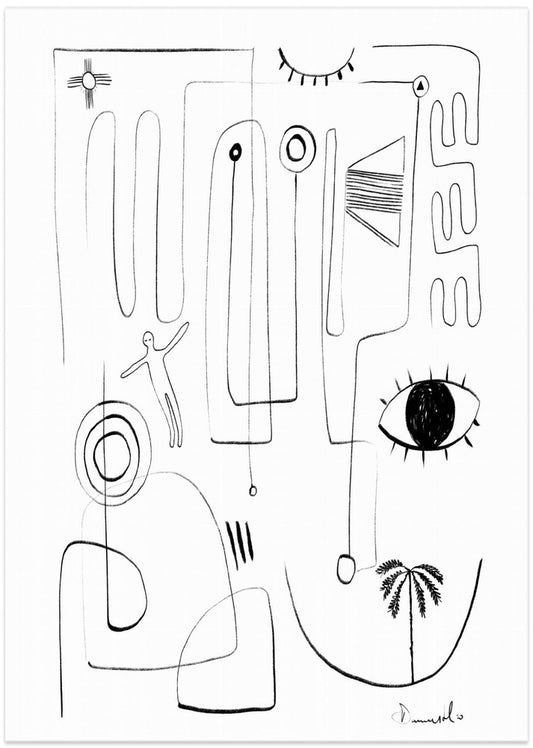 Eyeshaveit - Art Print by Dan Hobday