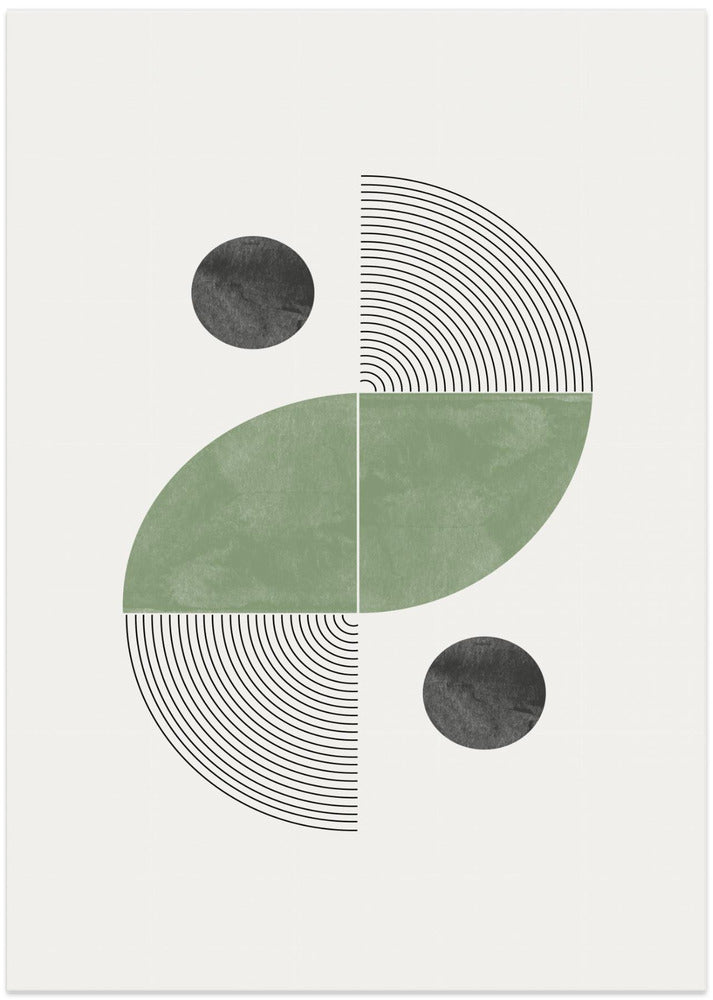 Geometric Harmony - Art Print by THE MIUUS STUDIO