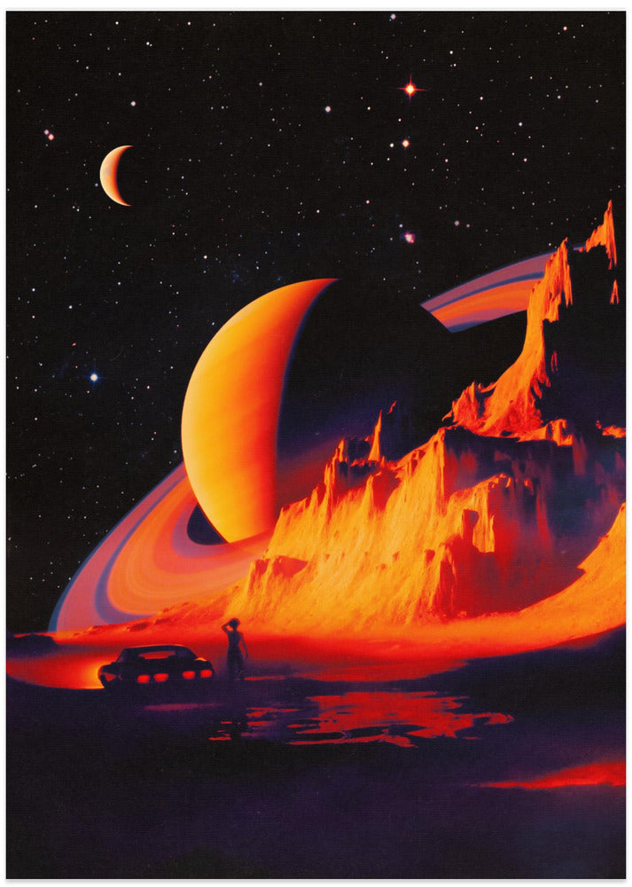 Alien Landscape - Art Print by Taudalpoi