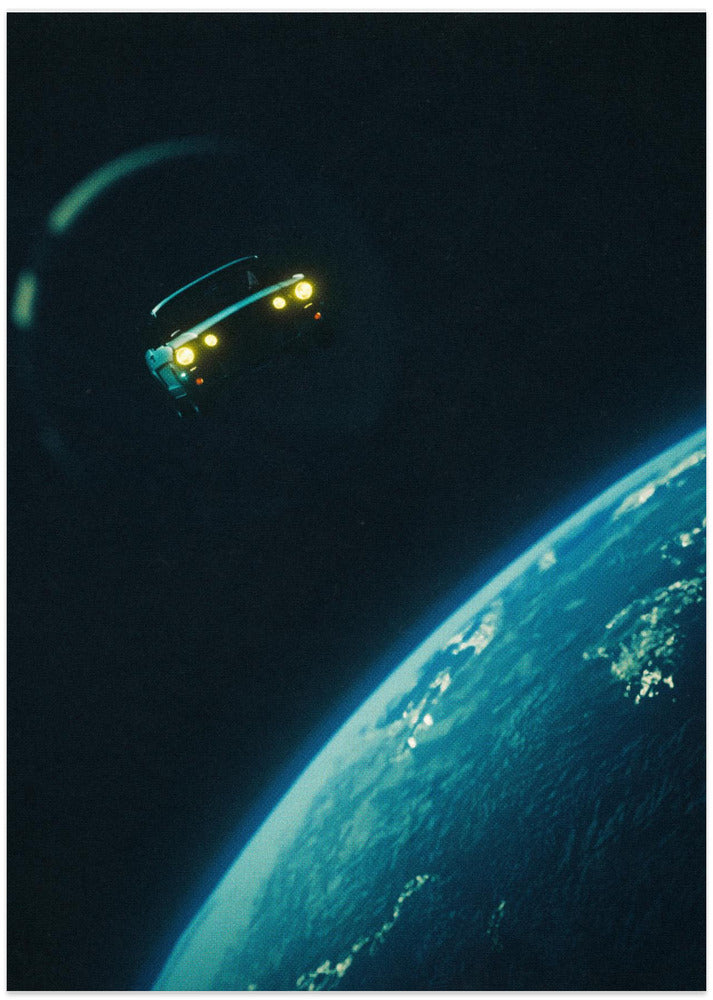 Road Trip In Space - Art Print by Taudalpoi