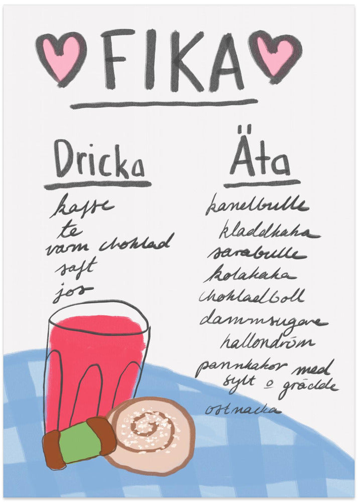 Swedish Fika Treats - Art Print by Athene Fritsch