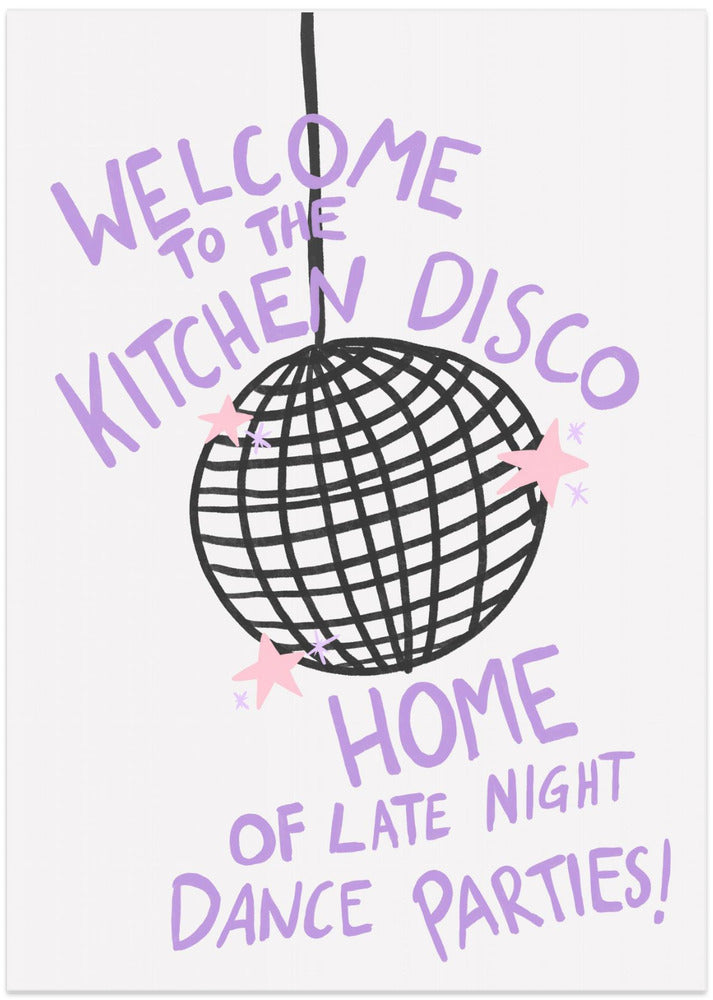 Kitchen Disco Vibes - Art Print by Athene Fritsch