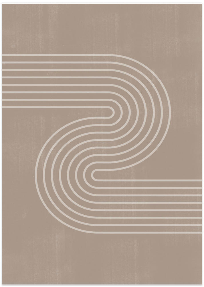 Curved Pathway - Art Print by THE MIUUS STUDIO