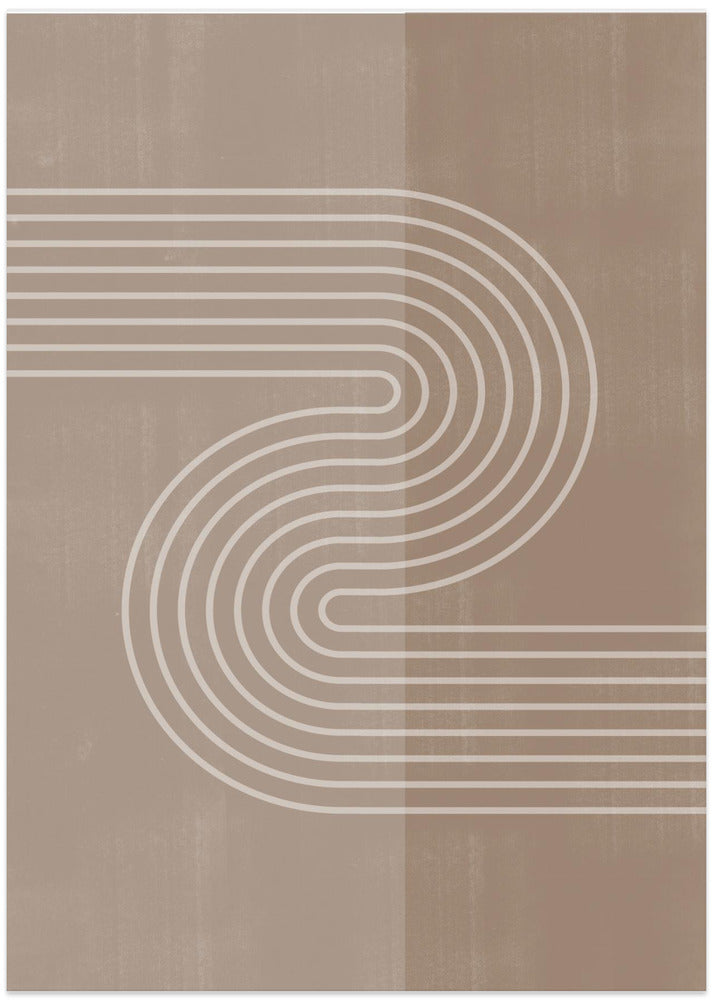 Curved Pathway - Art Print by THE MIUUS STUDIO