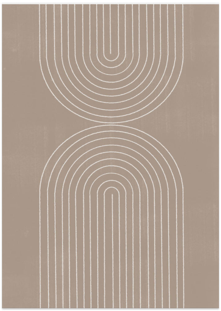 Curved Echoes - Art Print by THE MIUUS STUDIO