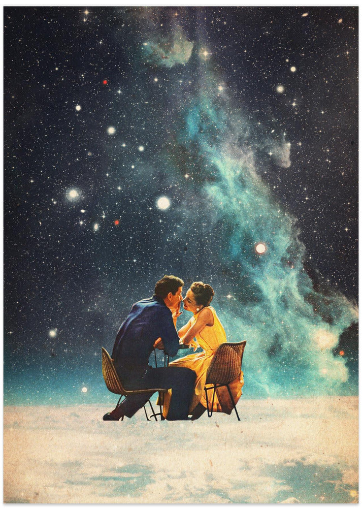 I'll Take You To the Stars for a Second Date - Art Print by Frank Moth
