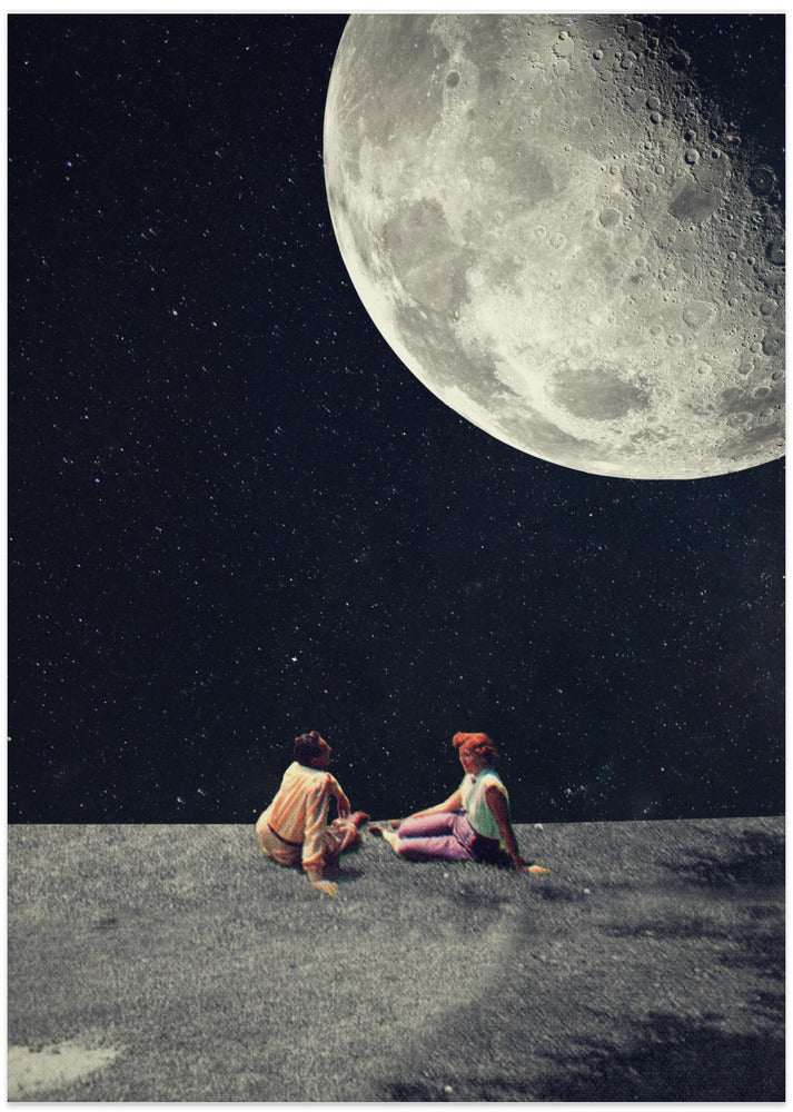 I Gave You the Moon for a Smile - Art Print by Frank Moth