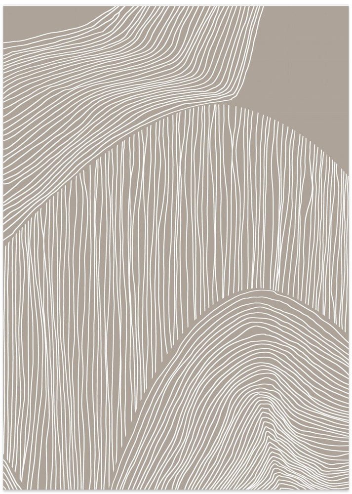 Abstract Organic Lines - Art Print by Melloi Art Prints