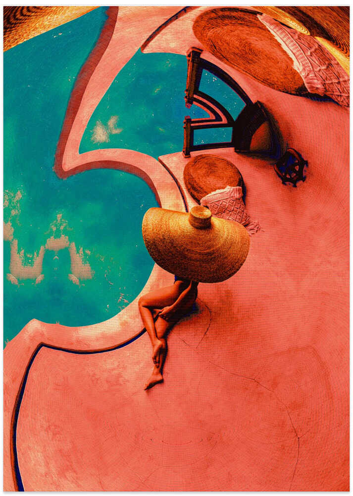 Poolside - Art Print by CosmoZach