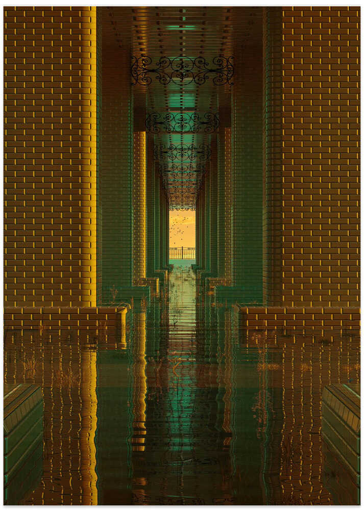 Indoor Lake - Art Print by CosmoZach