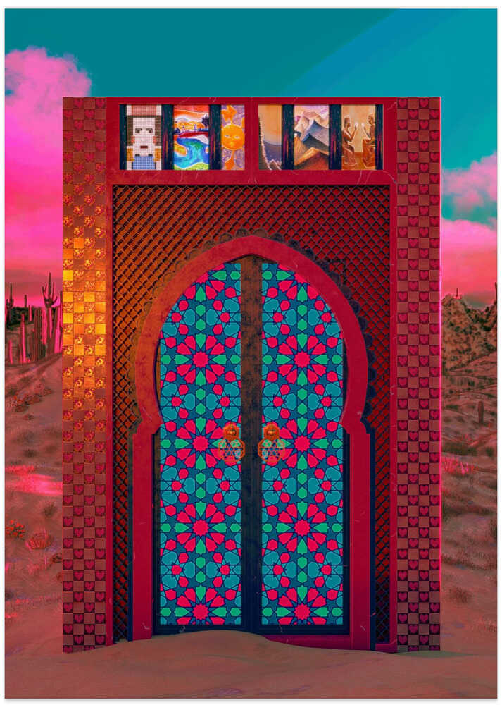 Khalid's Door - Art Print by CosmoZach