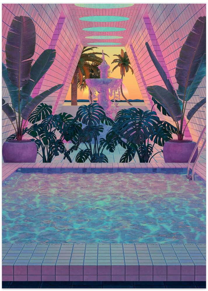 VaporPool - Art Print by CosmoZach