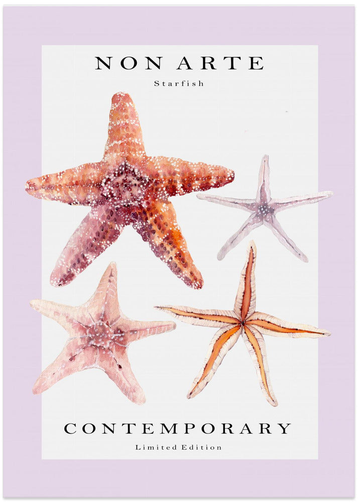 Non Arte Starfish - Art Print by Rikke Løndager Boisen