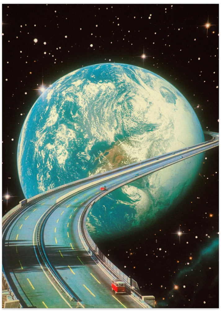 Highway Home - Art Print by Taudalpoi