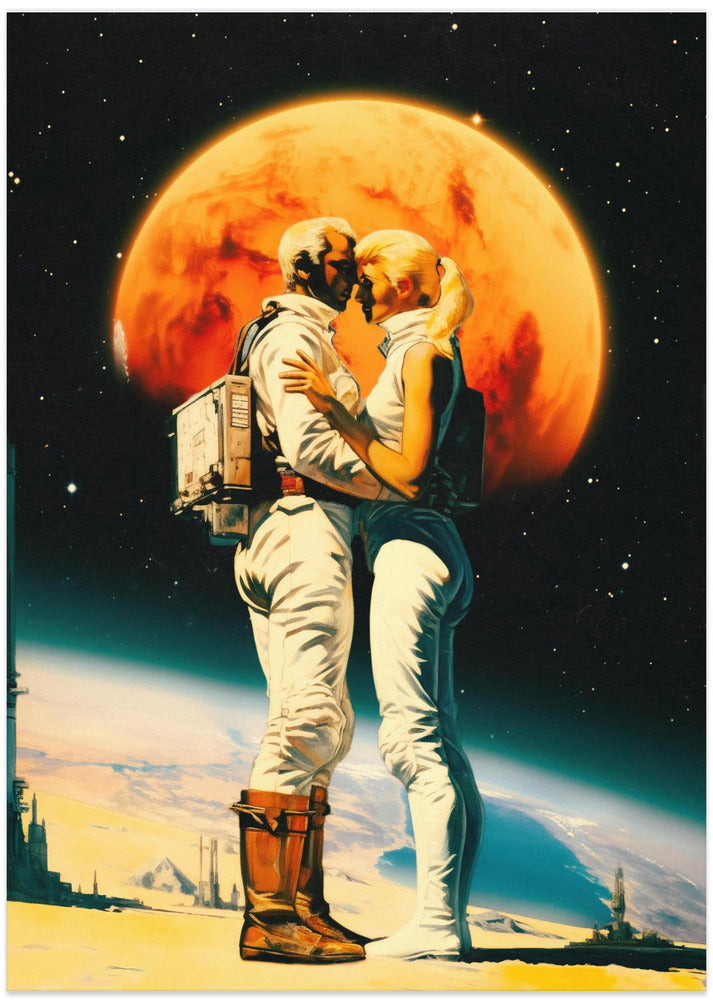 Intergalactic Love - Art Print by Taudalpoi