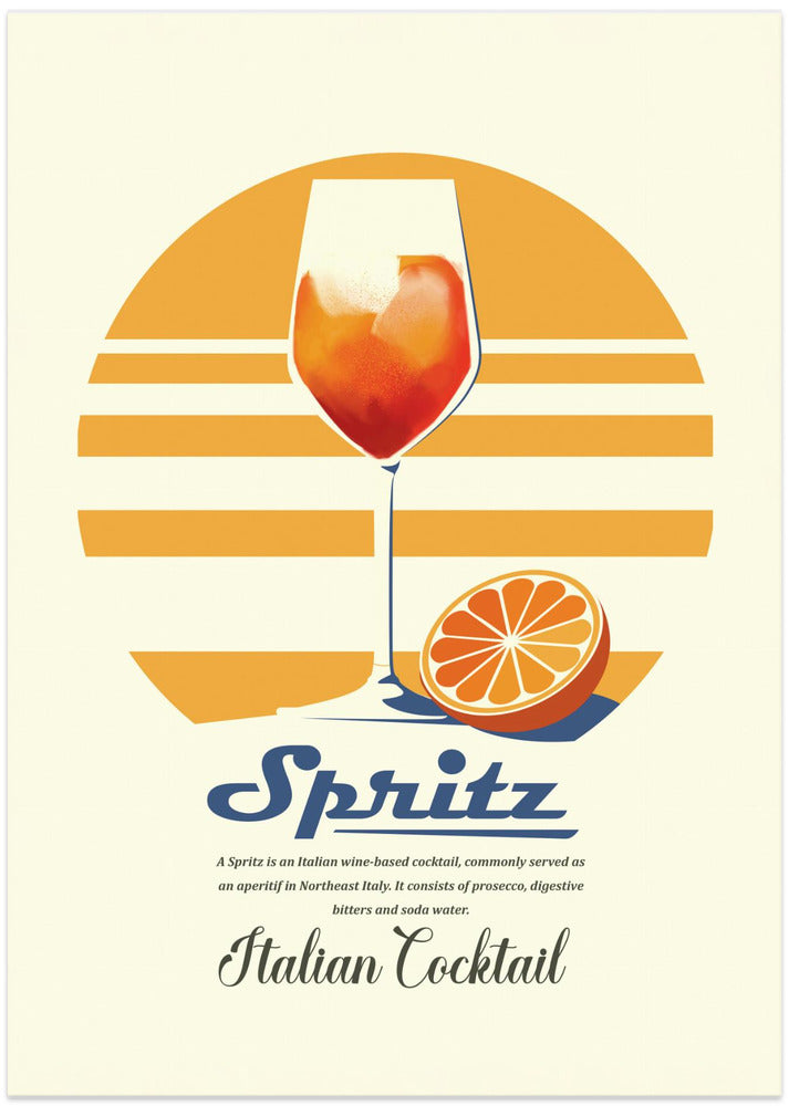 Spritz summer print - Art Print by Dion Gem