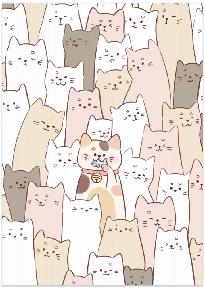 Cute Kitten - Art Print by Xuan Thai