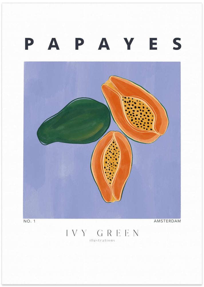 Papayes - Art Print by Ivy Green Illustrations