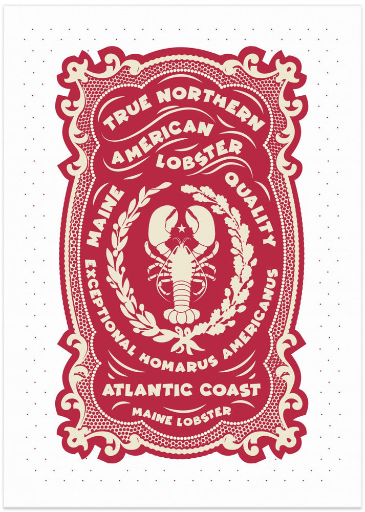 Red Lobster - Art Print by Dion Gem