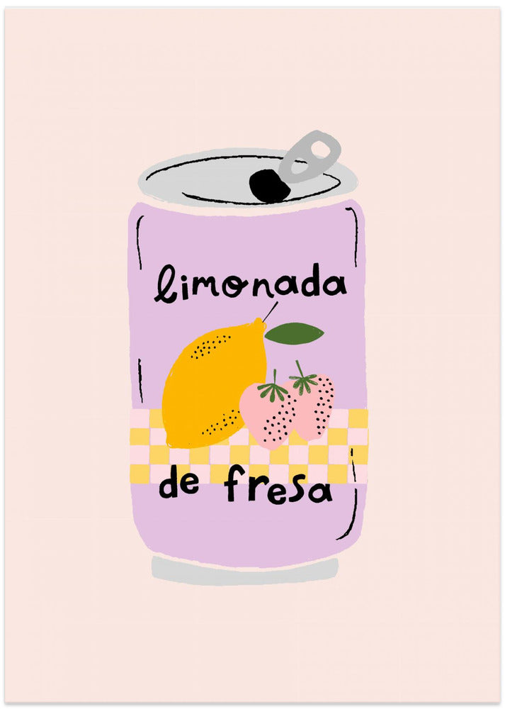 Strawberry Lemonade - Art Print by Aislinn Simmonds