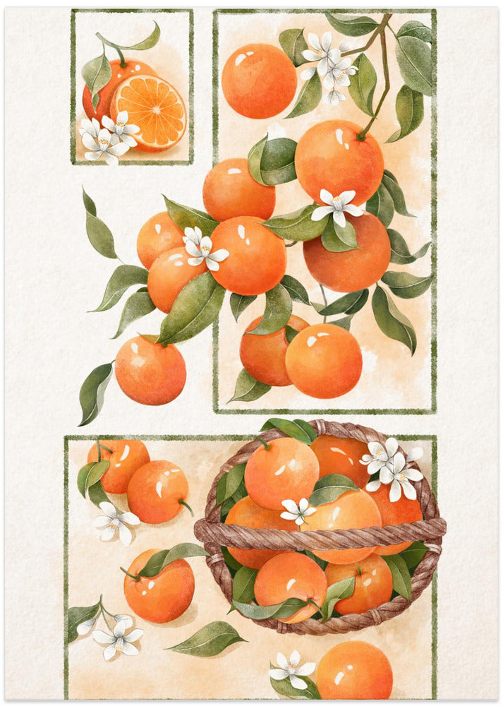 Orange Blossom - Art Print by Xuan Thai