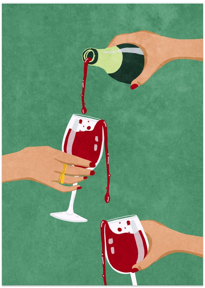 Cheers Girls - Art Print by Raissa Oltmanns