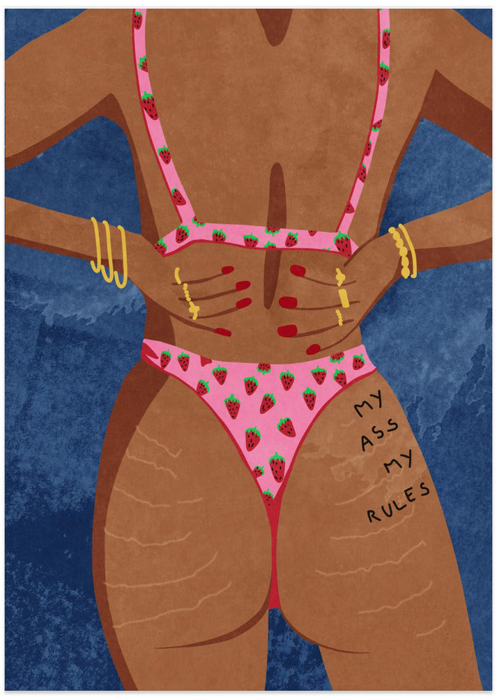 My ass my rules - Art Print by Raissa Oltmanns