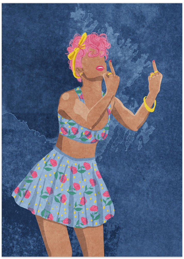 Not your girl - Art Print by Raissa Oltmanns