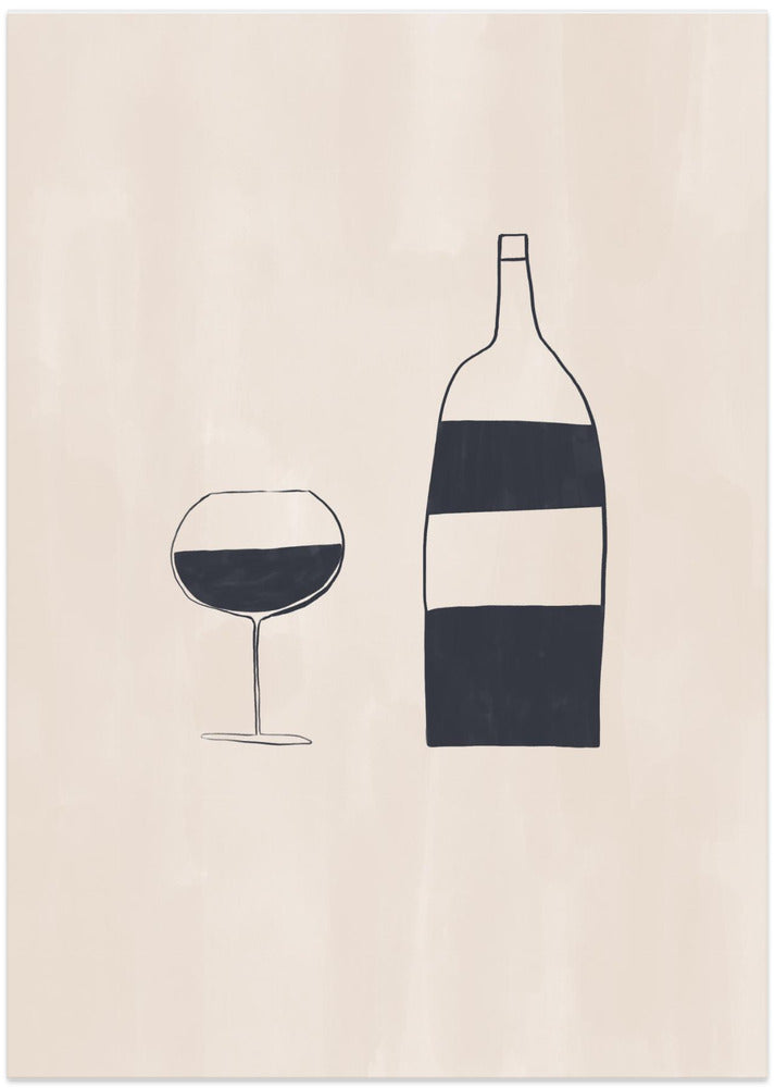 Wine - Art Print by Ivy Green Illustrations