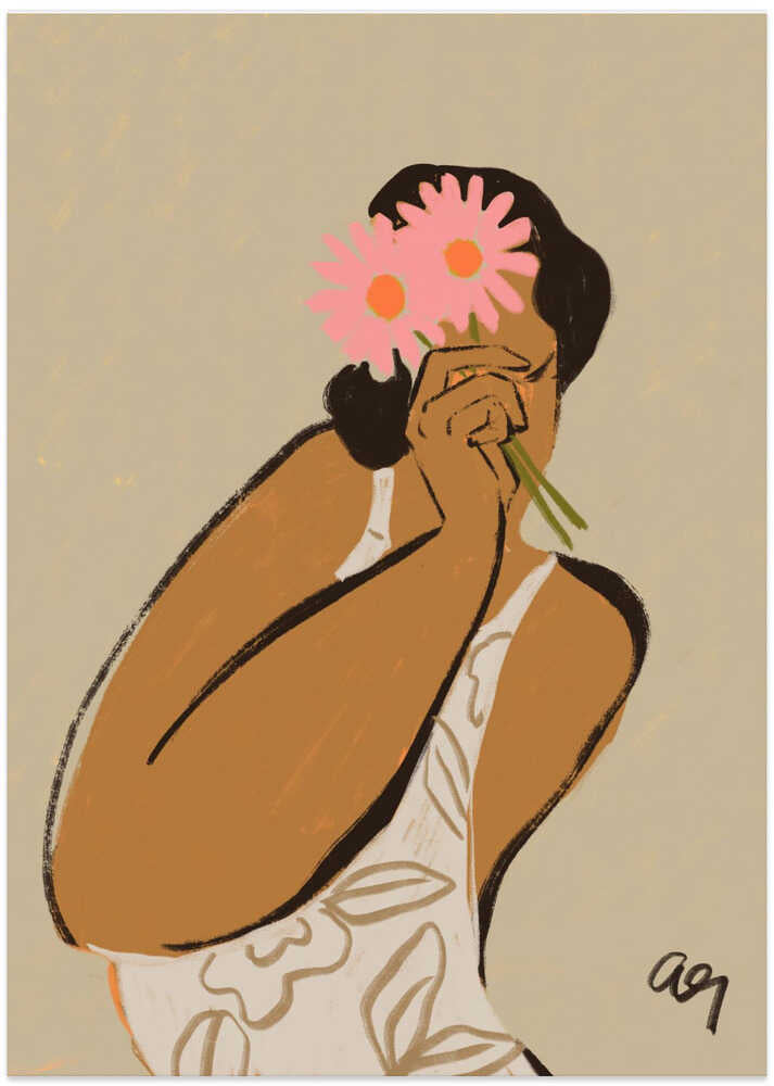 Mask - Art Print by Arty Guava