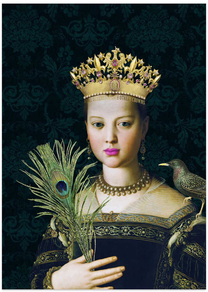 Real Queen Crown - Art Print by Andrea Haase