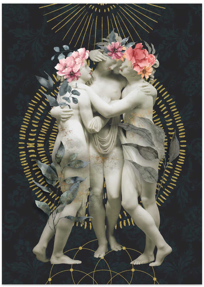 Tribute To the Delicate Strength of Women Iv - Art Print by Andrea Haase